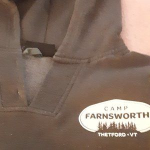 Vermont Girl Scout Hoodie Camp Farnsworth Thetford Vt. Rare
